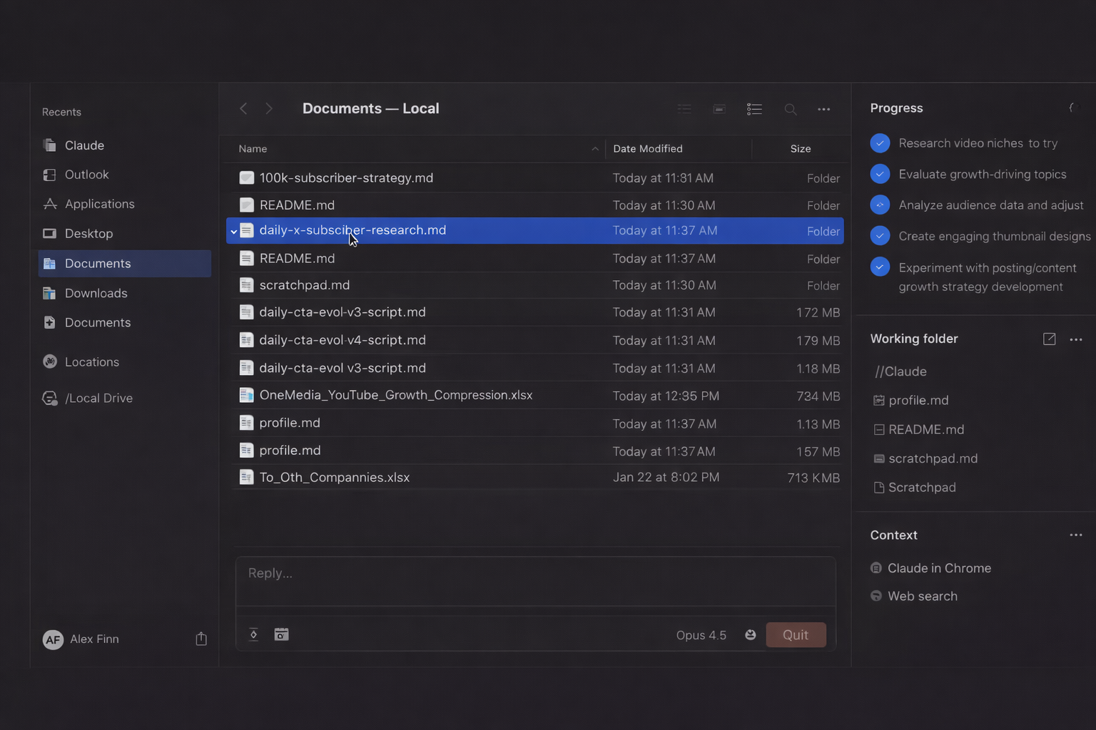 El frame presenta una captura de pantalla de un explorador de archivos en un sis