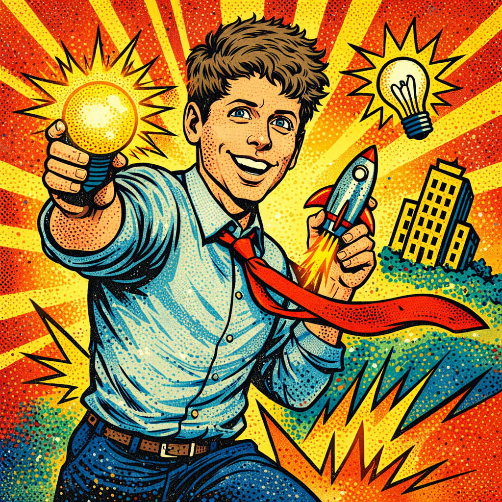 El frame muestra a un hombre sentado al lado izquierdo, vestido casualmente con 