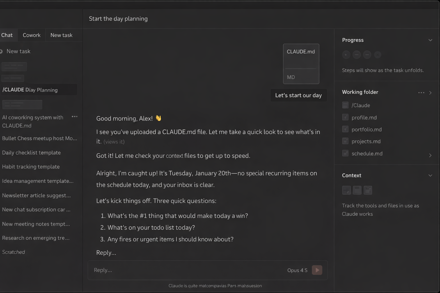 El frame muestra una interfaz de usuario dividida en varias secciones. A la izqu